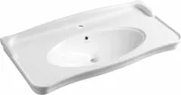 ANTIK Keramik-Waschtisch 100x50cm, weiss