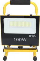 Outdoor Flutlicht Wiederaufladbare LED-Leuchte IP65 Wasserdicht Tragbare Lampe 100W 9000LM 6500K