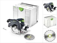 Festool akumulátorová prenosná okružná píla HKC 55 Li EB-Basic 201358 v Systainer Okružná píla