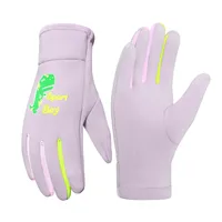Kinder-Winterhandschuhe, winddichte, warme Skihandschuhe, für 8-13 Jahre, wasserdichte Cartoon-Schnee-Handschuhe 1 Paar lila Großes Kind