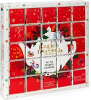 ETS - Puzzle Tee Adventskalender "Red Christmas", 25 x BIO Tees in Pyramidenbeuteln