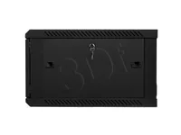 Lanberg szafa wisząca rack 19" 6U/600X600 drzwi szklane czarne