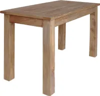 vidaXL Jedálenský stôl z masívneho mahagónového dreva 120x60x77 cm