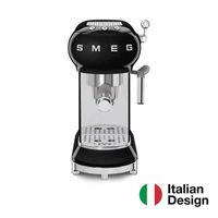 SMEG Espresso Kaffeemaschine Schwarz ECF01BLEU