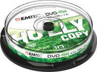 Emtec - Emtec DVD-RW 4, 7 GB 4 x CB Cakebox (10./Stück) - ECOVRW47104CB