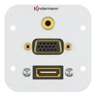 Kindermann Konnect 54 hliník - HDMI, VGA, audio