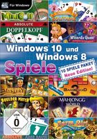 Windows 10 und Windows 8 Spiele - Neue Edition, 1 CD-ROM