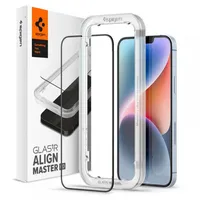 Szkło Hartowane Spigen Alm Glass Fc Na Iphone 13 / 13 Pro / 14 - Czarne