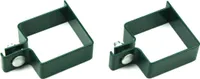 2x Endschelle 60 x 60 mm Zaunpofsten Zäune Pfostenschelle Zaun Pfosten