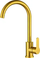 Delvant SENTO Küchenarmatur wasserhahn küche spültischarmatur einhebel mischbatterie gold