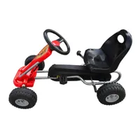 vidaXL Gokart na pedały czerwony