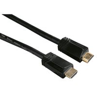HAMA Kabel HDMI High Speed Gold Schwarz 10.0m