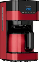 Klarstein 1,2 L Kaffeemaschine mit Thermoskanne und Timer, Kaffeemaschine Filtermaschine für 12 Tassen, 800 W Filter Kaffeemaschine Groß, Filterkaffeemaschine mit Edelstahl-Thermoskanne für Kaffee