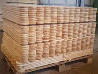 Zaunlatte 9x2x80 Sibirische Lärche 100Stück Form A