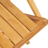 vidaXL Zahradní židle 2 ks. Skládací 55x61x90 cm Masivní teakové dřevo