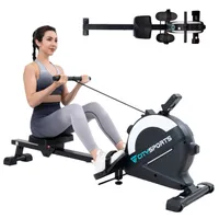 Rudergerät HC1 PRO Leises Magnetisches Rudergerät für Zuhause. Mit 16 Widerstandsstufen,LCD-Monitor, Max 120kg ,Handyhalterung, geräuscharmes Gleiten