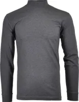 RAGMAN Herren Shirt Langarm Stehkragen Regular Fit Anthrazit 100% Baumwolle XL