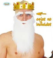 weißer Vollbart für Herren Weihnachten König