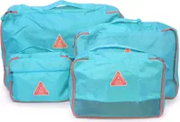 Reisekoffer-Organizer 4-teiliges Set Pack Cubes Kleidertasche Packtasche 4-teiliges Set