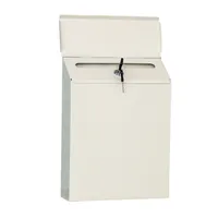 Briefkasten zur Wandmontage, Briefkasten mit Schlüsselschloss, Briefkastenfänger, Paketkasten, für den Außenbereich, Briefkasten