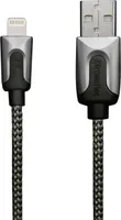 Prémiový kábel Lightning 1 m strieborný