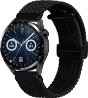 INF Řemínek na hodinky s magnetickým zapínáním - 22 mm Černá