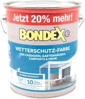 Bondex Wetterschutz-Farbe Weiss 0,75 Liter