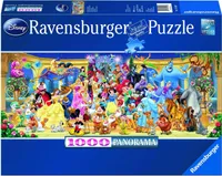 RAVENSBURGER Disney Panorama Puzzle - Rodinné foto 1000 dielikov