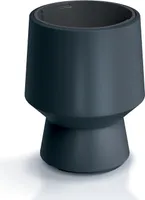 Sleek Planter with Smooth Surface and Elevated Tapered Base - Available in Multiple Colors