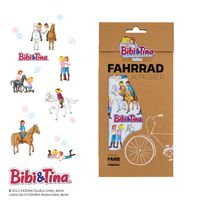 Bibi & Tina Reflexaufkleber von Farbviereck für Fahrrad Mädchen