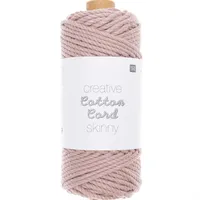Rico Design | Creative Baumwolle Cord Skinny Makramee-Garn | 190g 55m staub