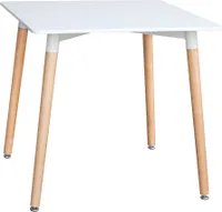 Jedálenský stôl 80x80 UNO biely