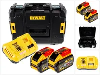 Štartovacia sada DeWalt Akku Plus DCB118X2T v systémovom kufri TSTAK II s príslušnou vložkou vrátane 2 x 9,0 Ah akumulátora + nabíjačky