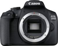 Canon EOS 2000 D telo, čierne