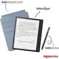 Taktiler E-Reader - KOBO - Elipsa - 10,3 - 32 GB Speicher - Schwarz + SleepCover-Hülle und Stylus