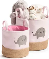 Aufbewahrungskörbe Elefant 2er-Set