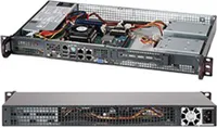 Supermicro SC505 203B - obudowa rack - 1U - Mini-ITX