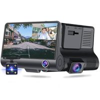 Car Video Recorder 3in1 FullHD 1080p 170° 3 Kameras - Front, Parkplatz, Innenraum Fahrrekorder mit Mikrofonkamera YC-001 schwarz