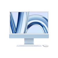 Apple iMac 24 2023 Blau M3 Chip mit 8-Core CPU 8-Core GPU und 16-Core Neutral Engine 24 256 GB MagicKeyboard  Deutsch macOS 8 GB kein Gigabit Ethernet Magic Maus