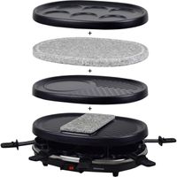 Raclette-Grill Set Jura mit Wechselplatten