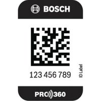 Bosch Service-Box ID Label Small 50 1600A02C1K