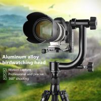 Gimbal Head Universal 360 -Grad Panorama Aluminiumlegierung vertikaler Schießen Vogelbeobachter für DSLR -Kamera