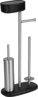 WENKO WC-Garnitur Rivazza schwarz Metall