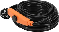 SWANEW Topný kabel ochrana proti mrazu topný kabel ochrana proti mrazu topný kabel stopa potrubí samoregulační s termostatem 8m 128W