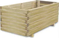 vidaXL Podwyższone łóżko 100x50x40 cm drewniane prostokątne