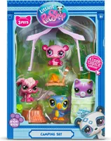 Littlest Pet Shop 3 figurky Kempování