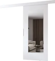 Minio, drzwi przesuwne "CLEAN I", z lustrem, drzwi pokojowe, 106 cm, kolor biały