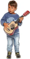 Bontempi Kids Holzgitarre mit 6 Saiten Schwarz 55 cm