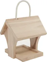 VBS Holz-Futterhaus zum Aufhängen, ca.H15 x B 17x T 14,5cm