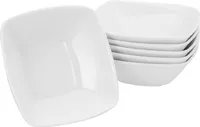 CreaTable, 12331, Victoria Weiss, Müslischalen 6-tlg, Porzellan